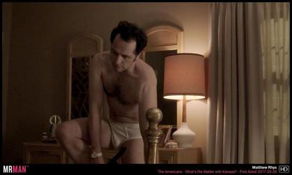 Matthew Rhys underwear in The Americans