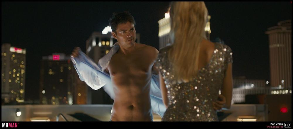 Nude Dudes on Netflix: Karl Urban and James Marsden in The Loft