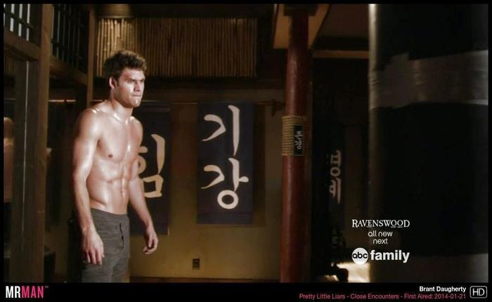 The Glistening Set of Abs Known as Brant Daugherty Cast in New 50 Shades Film 