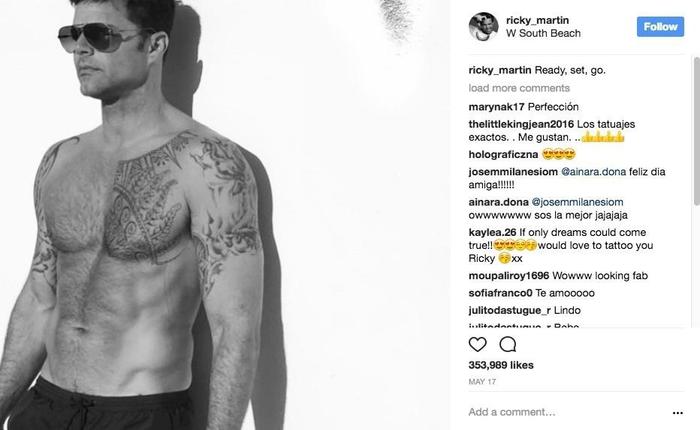Ricky Martin, The Ultimate DILF, Shows Off Part of His Ass