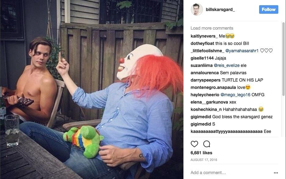 Stay With Me Here - The New 'IT' Movie's Pennywise Is Really Hot
