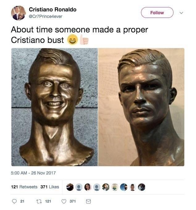 The Many Statues of Cristiano Ronaldo: A Reflection