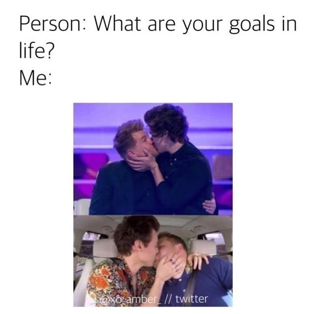 Here's James Corden Kissing Harry Styles Right on the Mouth
