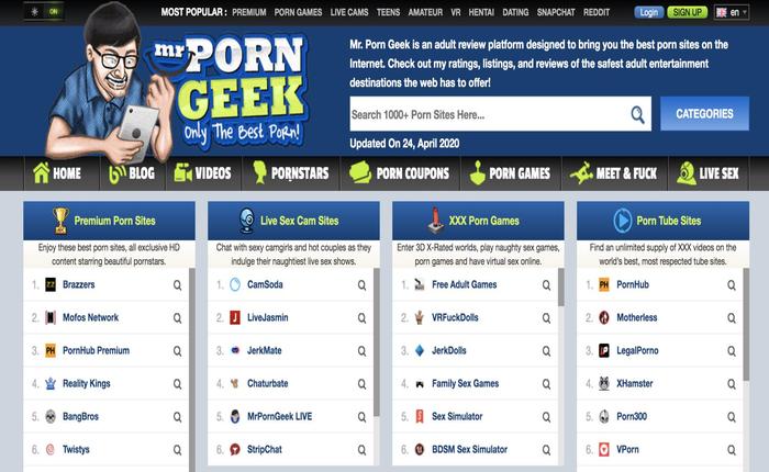 Mr. Porn Geek's Gay Website Heaven