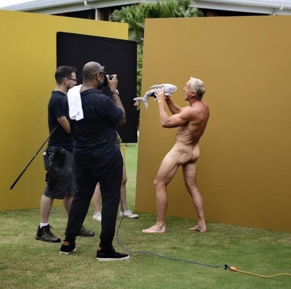 Golfer Greg Norman Poses Nude for ESPN