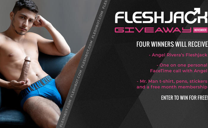 Win an Exclusive FREE Fleshjack from Angel Rivera