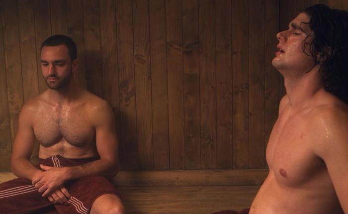 Spencer House and Jackson White's Sexy Sauna Scene