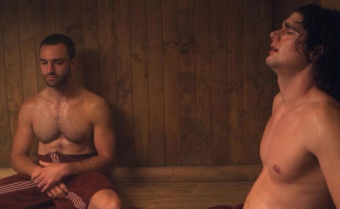 Spencer House and Jackson White's Sexy Sauna Scene