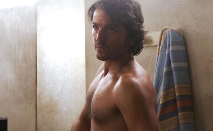 Andor's Shirtless, Hairy, And Muscular Diego Luna Shower Scene As GIFs