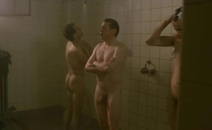 Men Showering Nude Together