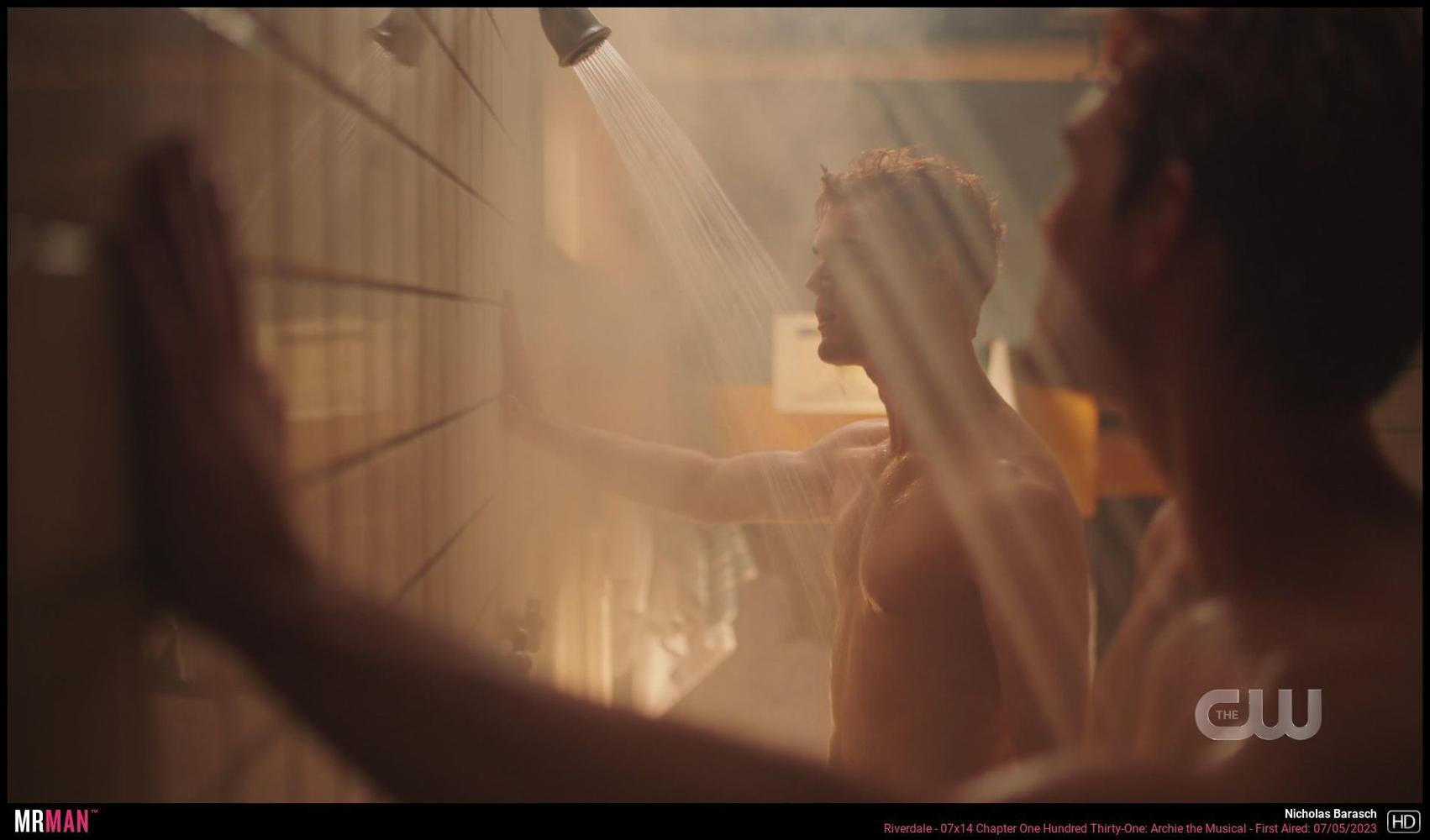 Men Showering Nude Together