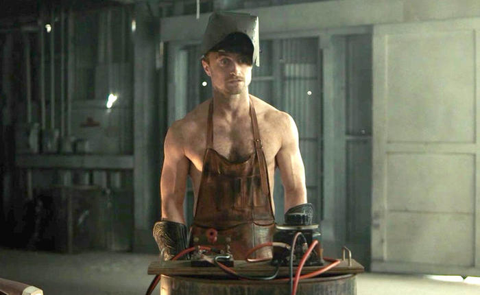 Daniel Radcliffe Puts His Penis On A Boulder In His Series