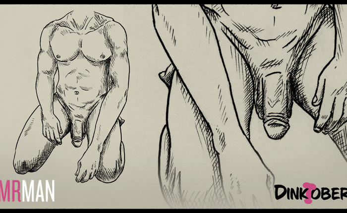 Dinktober Is Here! We're Kicking Off A Month Of Original Nude Celebrity Drawings