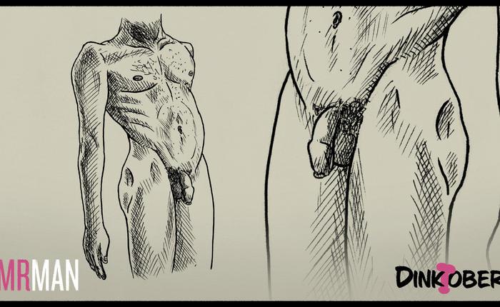 Dinktober 2025 Day 2: Guess The Celebrity Cock In Our Original Drawing!