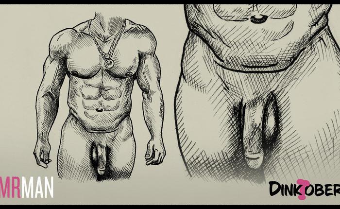 Dinktober 2025 Day 10: Guess The Celebrity Cock In Our Original Drawing!
