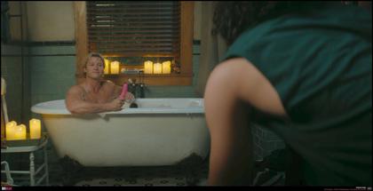 Stephen Kalyn taking a bath