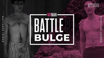 Battle Of The Bulge: Daniel Radcliffe vs. Robert Pattinson Daniel Radcliffe Robert Pattinson 825