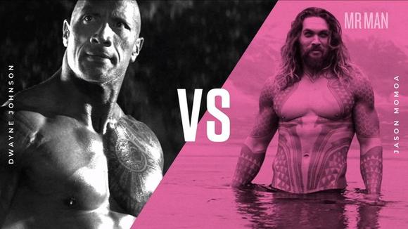 Battle of the Bulge: Dwayne "The Rock" Johnson vs. Jason Momoa Jason Momoa Dwayne Johnson 977