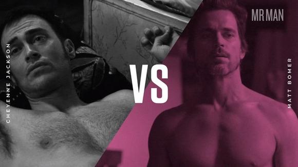 Battle of the Bulge: Matt Bomer vs. Cheyenne Jackson Matt Bomer Cheyenne Jackson 1004