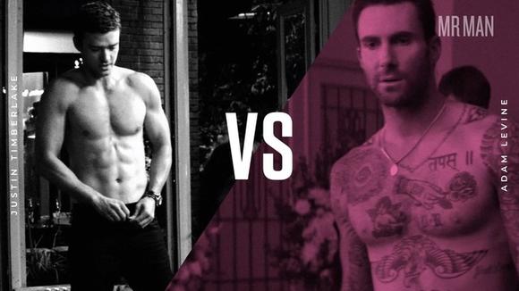 Battle of the Bulge: Justin Timberlake vs. Adam Levine Justin Timberlake Adam Levine 1172