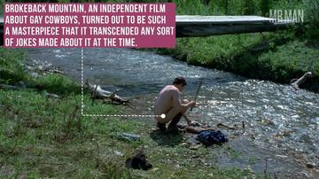 Manatomy of a Nude Scene: The Gay Cowboys of Brokeback Mountain Heath Ledger Jake Gyllenhaal 1809