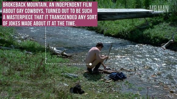 Manatomy of a Nude Scene: The Gay Cowboys of Brokeback Mountain Heath Ledger Jake Gyllenhaal 1809