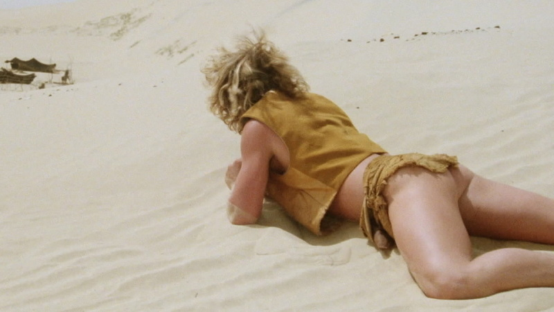 Willie Aames Nude as David. Butt, crawling, desert. 11546