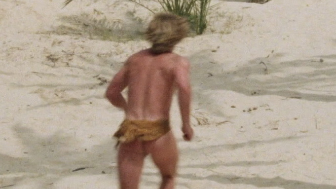 Willie Aames Naked in Paradise. Butt, beach, blonde. 194539