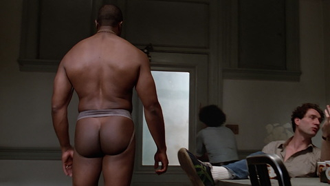Henry Baker Judd Naked as Tough Cop. Butt, Shirtless, jockstrap, muscular. 110517