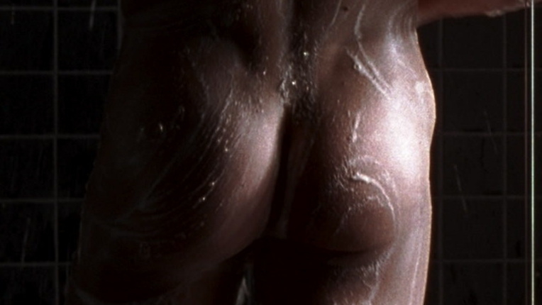 Christian Bale Nude in American Psycho. Butt, nude, shower. 86368