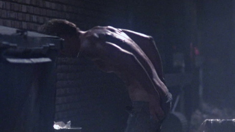 Michael Biehn Naked as Kyle Reese. Butt, muscular, public. 117327