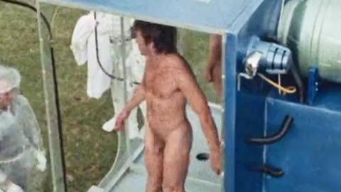 Larry from The Chain Reaction Naked. Balls, Penis, Shirtless. 199853