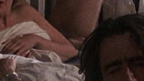 Jeff Bridges Naked in Rancho Deluxe. Shirtless, Sexy, Straight, Penis, in bed, leg up. 9589