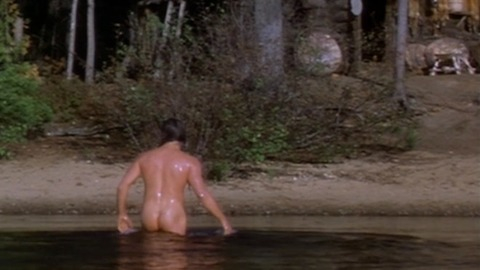 Pierce Brosnan Nude as Grey Owl. Butt, Shirtless. 3698