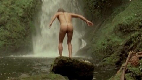 Pierce Brosnan in Robinson Crusoe (1997) Butt Shirtless 5002