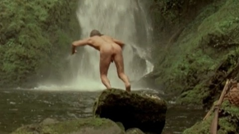 Pierce Brosnan in Robinson Crusoe (1997) Butt Shirtless 5007
