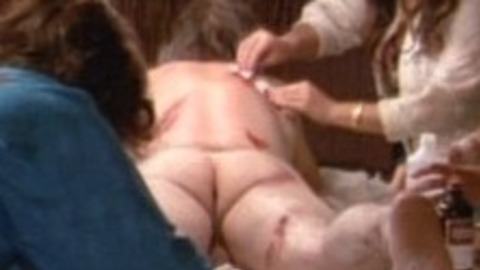 David Carradine Nude in On the Line. Balls, Butt, Shirtless. 54106