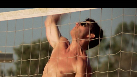 Tom Cruise in Top Gun (1986) Shirtless Pecs Sfw 9582