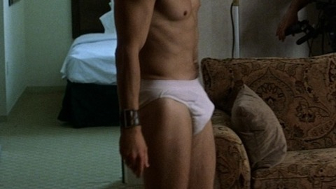 Tom Cruise in Magnolia (1999) Shirtless Underwear Bulge 3654