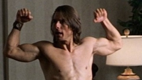 Tom Cruise in Magnolia (1999) Shirtless Underwear Bulge 3649