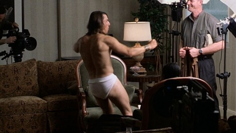 Tom Cruise in Magnolia (1999) Shirtless Underwear Bulge 3651