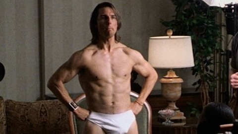 Tom Cruise in Magnolia (1999) Shirtless Underwear Bulge 3648