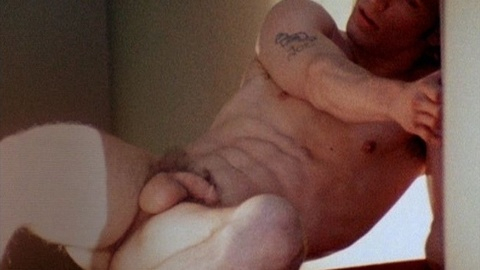 Joe Dallesandro Naked in Trash. Balls, Butt, Penis, Shirtless. 198121
