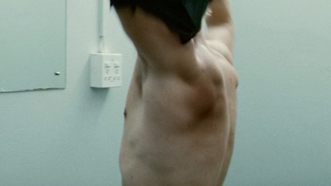 Sexiest Matt Damon Scene in Invictus. Shirtless. 859