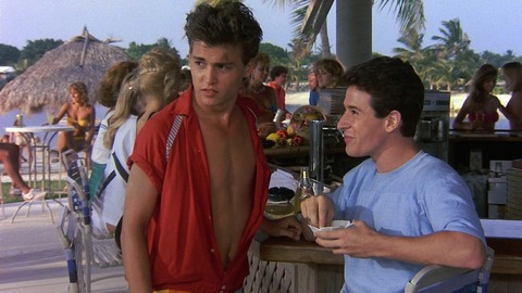 Johnny Depp in Private Resort (1985) Sexy Shirtless 50399