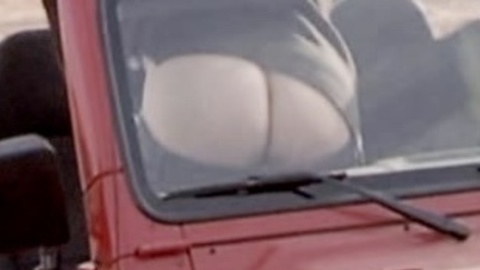 David Duchovny Naked as Dr. Ira Kane. Butt, army base, jeep. 165207