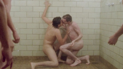 Tony from Fear No Evil Naked. Balls, Gay, Penis, Shirtless, close-up, group shower. 196241