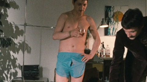 Rainer Werner Fassbinder in Faustrecht der Freiheit (1975) Sexy Shirtless Underwear 65676