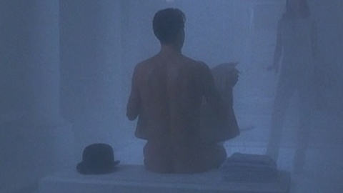 Ralph Fiennes Naked in The Avengers. Shirtless, Butt. 913