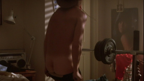 Nudes of David from American Flyers. Butt, Shirtless, bedroom, cowboy hat. 173304